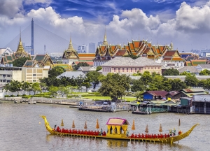 Bangkok Thailand Dünyaca Ünlü Şehirler Kanvas Tablo