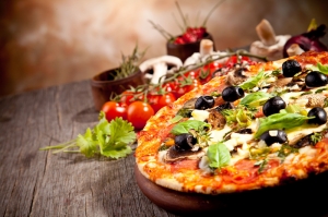 İtalyan Pizza Lezzetler Kanvas Tablo