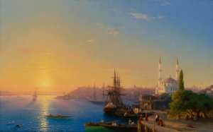 İvan Aivazovsky Kırım Limanı Yağlı Boya Klasik Sanat Kanvas Tablo